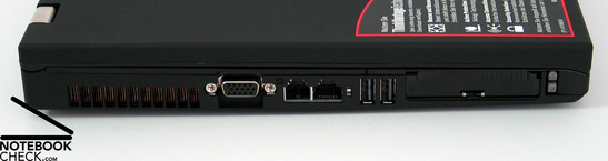 Lenovo Thinkpad T61 z lewej
