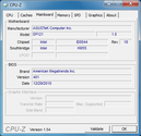 Systeminfo CPUZ Mainboard