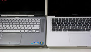 Dell XPS 14z (z lewej) i Apple MacBook Pro 13 (z prawej)