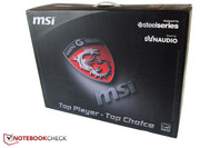 pudełko z MSI GT70