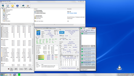 temperatury podzespołów w teście obciążenia CPU (Prime95)