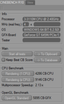 Cinebench R10, aplikacja 64-bitowa