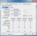 Systeminfo CPUZ RAM SPD