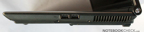 prawy bok: 2x USB, blokada Kensingtona