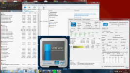 po 2 h testu pełnego obciążenia - taktowanie CPU 2,9 GHz