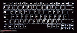 podświetlona klawiatura QWERTZ