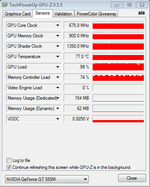 GPU-Z Sensors (NVIDIA GeForce GT 555M)