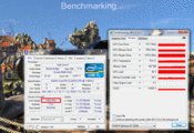 taktowanie podzespołów w teście Unigine Heaven Benchmark v2.1