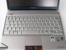 klawiatura w Toshiba Portégé R500