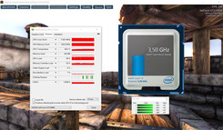 zegary CPU i GPU w teście Heaven Benchmark