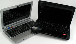Sony Vaio YB1S1E/S (z lewej) i MSI U270 (z prawej)