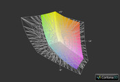 Clevo P170SM z matrycą Full HD a przestrzeń Adobe RGB (siatka)