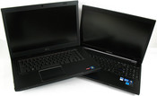 Dell Vostro 3555 (z lewej) i Samsung 400B4B (z prawej)