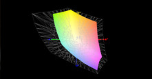 MSI GP60 Leopard z matrycą FHD a przestrzeń kolorów Adobe RGB (siatka)