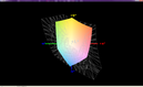 Asus X550LB a przestrzeń kolorów sRGB (siatka)