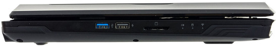 lewy bok: USB 3.0, USB 2.0, czytnik kart pamięci