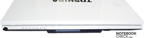 Toshiba Portégé R400  z przodu