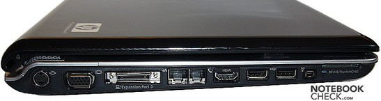 HP Pavilion dv6563cl z lewej