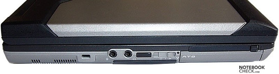 Dell Latitude ATG D620 z lewej