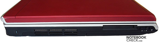 Dell Inspiron 1720 z lewej