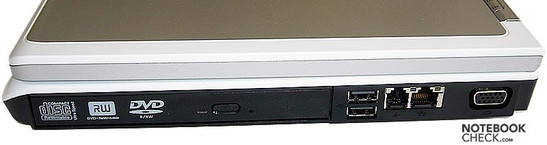 Dell Inspiron 640m z prawej