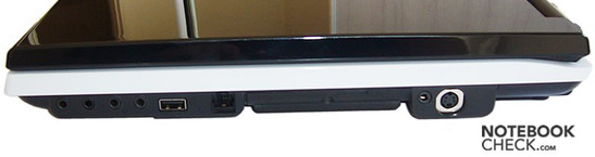 Toshiba Qosmio G40 z prawej