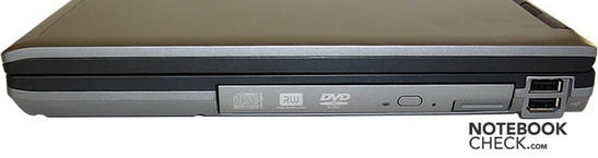 Dell Latitude D531 z prawej