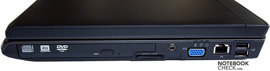 Dell Vostro 1500 z prawej