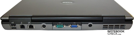 Dell Latitude D520 od tyłu