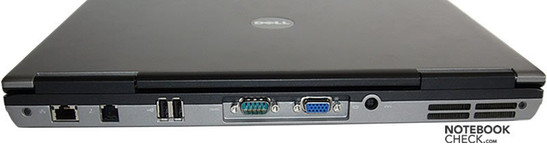 Dell Latitude D630 od tyłu