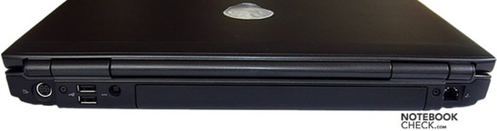 Dell Vostro 1500 od tyłu