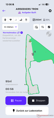 Przegląd z postępem na żywo