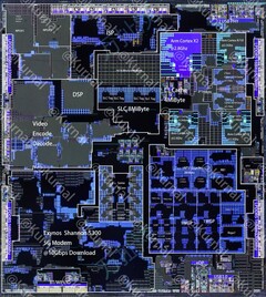 Zdjęcie matrycy Exynos 2200 (zdjęcie wykonane przez @Kurnalsalts na X)