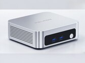 Zdjęcie przedstawia mini komputer Peladn WO5 304 w srebrnej kolorystyce 