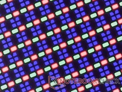 Ostra matryca subpikseli OLED