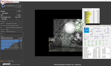 Cinebench R15 - pojedynczy wątek