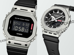 Od lewej do prawej (na zdjęciu), Casio G-Shock GM-5600M-1 i GM-2100M-1A. (Źródło zdjęcia: Casioblog)