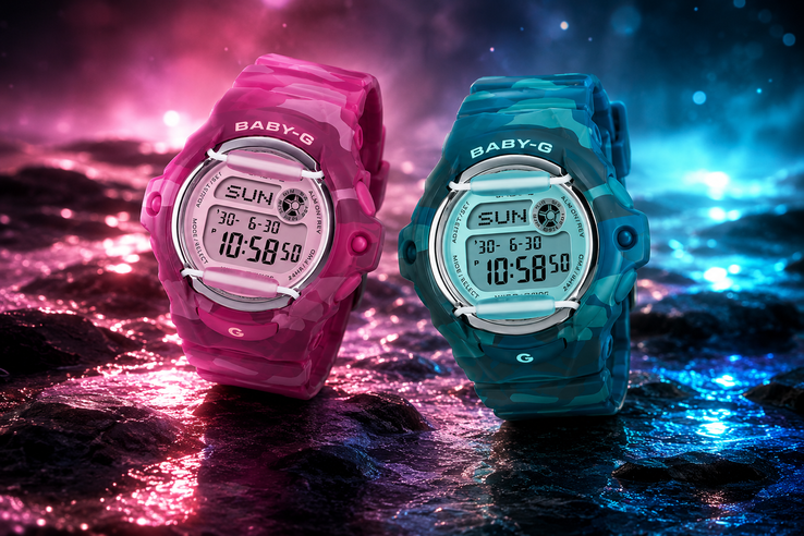 Modele Casio BG-169CM-2 i BG-169CM-4 (od lewej do prawej)