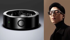 Smart Ring MYVU firmy Meizu ma przyciągający wzrok design z logo i diodą LED. (Źródło zdjęcia: Meizu)