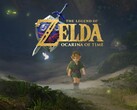 Link z remake’u Zelda: Ocarina of Time pokazany podczas eksploracji Hyrule
