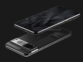 Pixel 8 Pro ma wyświetlacz o takich samych wymiarach jak poprzednik, w przeciwieństwie do Pixela 8. (Źródło obrazu: @OnLeaks &amp; SmartPrix)