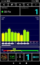 Test GPS na zewnątrz