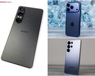 Sony Xperia, Apple iPhone i Samsung Galaxy flagowce reprezentujące marki rozwijające czujniki kamer LOFIC. (Źródło obrazu: Notebookcheck)
