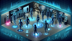 WhoFi może identyfikować osoby w obszarze Wi-Fi z dokładnością do 95,5%. (źródło obrazu: DallE3)