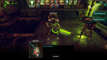 Na zdjęciu: zrzut ekranu z rozgrywki w Warhammer 40,000: Mechanicus.