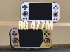 Anbernic prawdopodobnie wypuści RG477M w dwóch pokazanych kolorach przed końcem miesiąca. (Źródło zdjęcia: Anbernic)