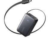 Power bank A1638 posiada zintegrowany kabel i wyświetlacz (źródło zdjęcia: Anker)