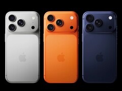 IPhone 17 Pro jest dostępny w trzech kolorach, w tym &quot;Cosmic Orange&quot; i &quot;Deep Blue&quot; (źródło obrazu: Apple)