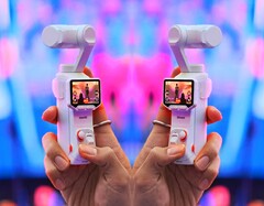 Biały Insta360 Luna Ultra na zdjęciach praktycznych, które wyciekły (edytowane).
