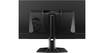 Widok z tyłu gamingowego monitora MSI MAG 321UP X24 OLED. (Źródło obrazu: MSI)